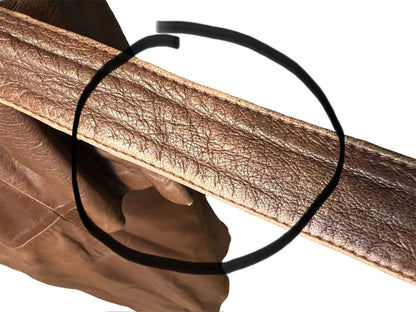 Vintage Ledermantel Cognac Braun Lang | Echtleder Mantel mit Gürtel | Gr. 40 - 42 / M 48 | 90s Retro Trench Mantel Unisex