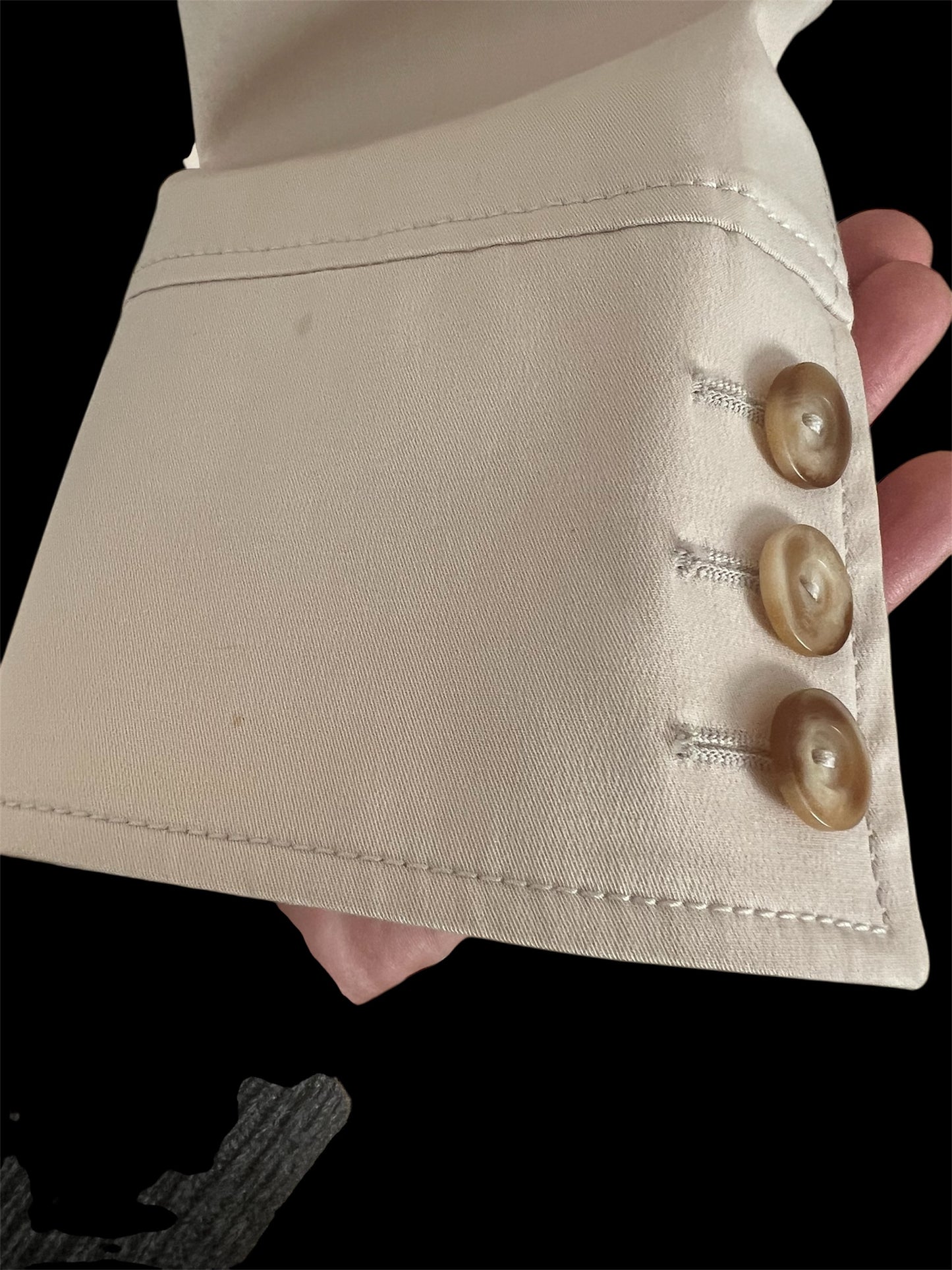 Aigner Vintage Blazer Beige 90s Old Money Style | Gr. 40 | Tailliert, Made in Italy