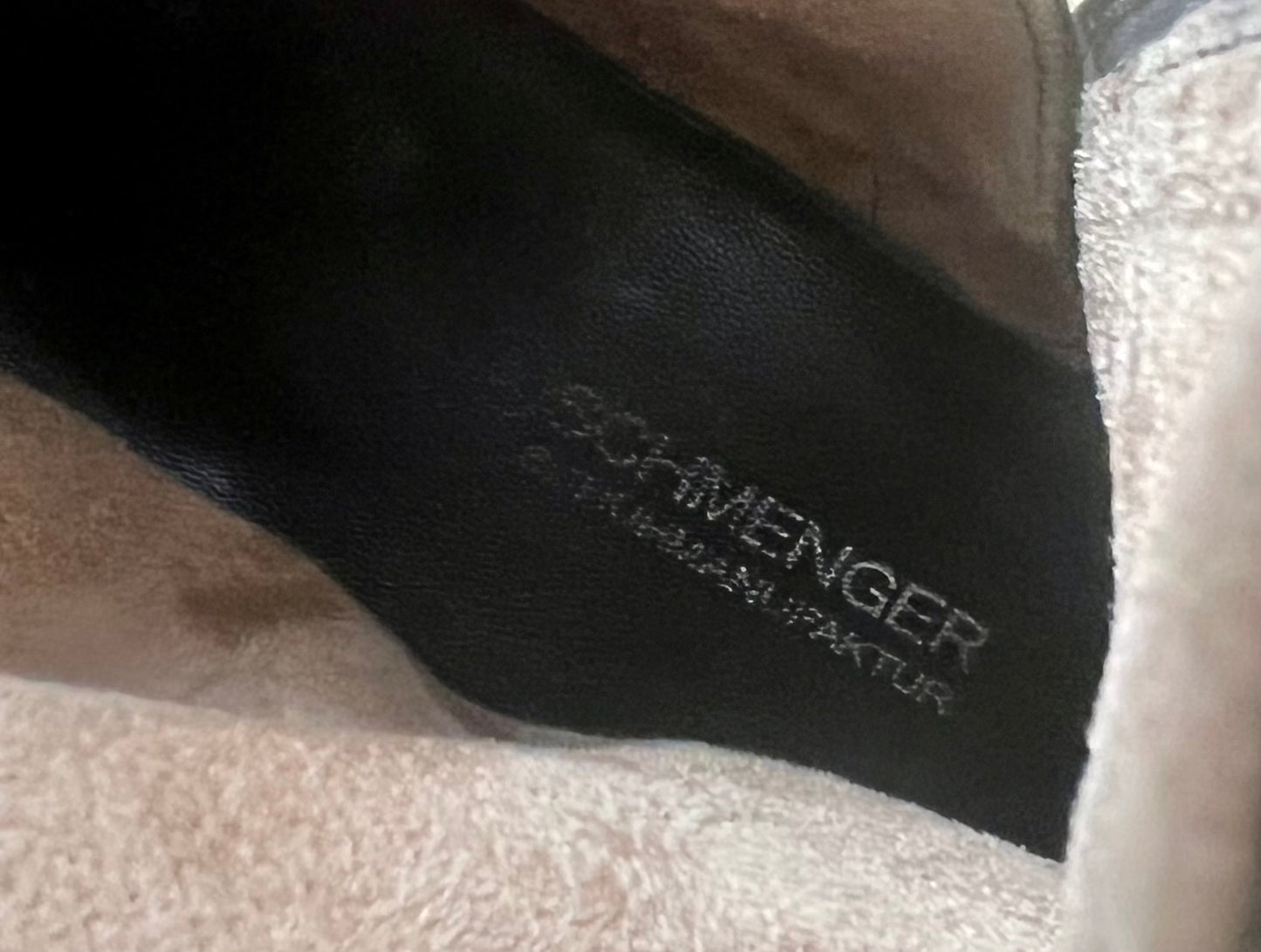 Kennel & Schmenger Boots Wildleder grau braun Nieten Schnallen Gr. 38 (UK 4) Stiefel Biker