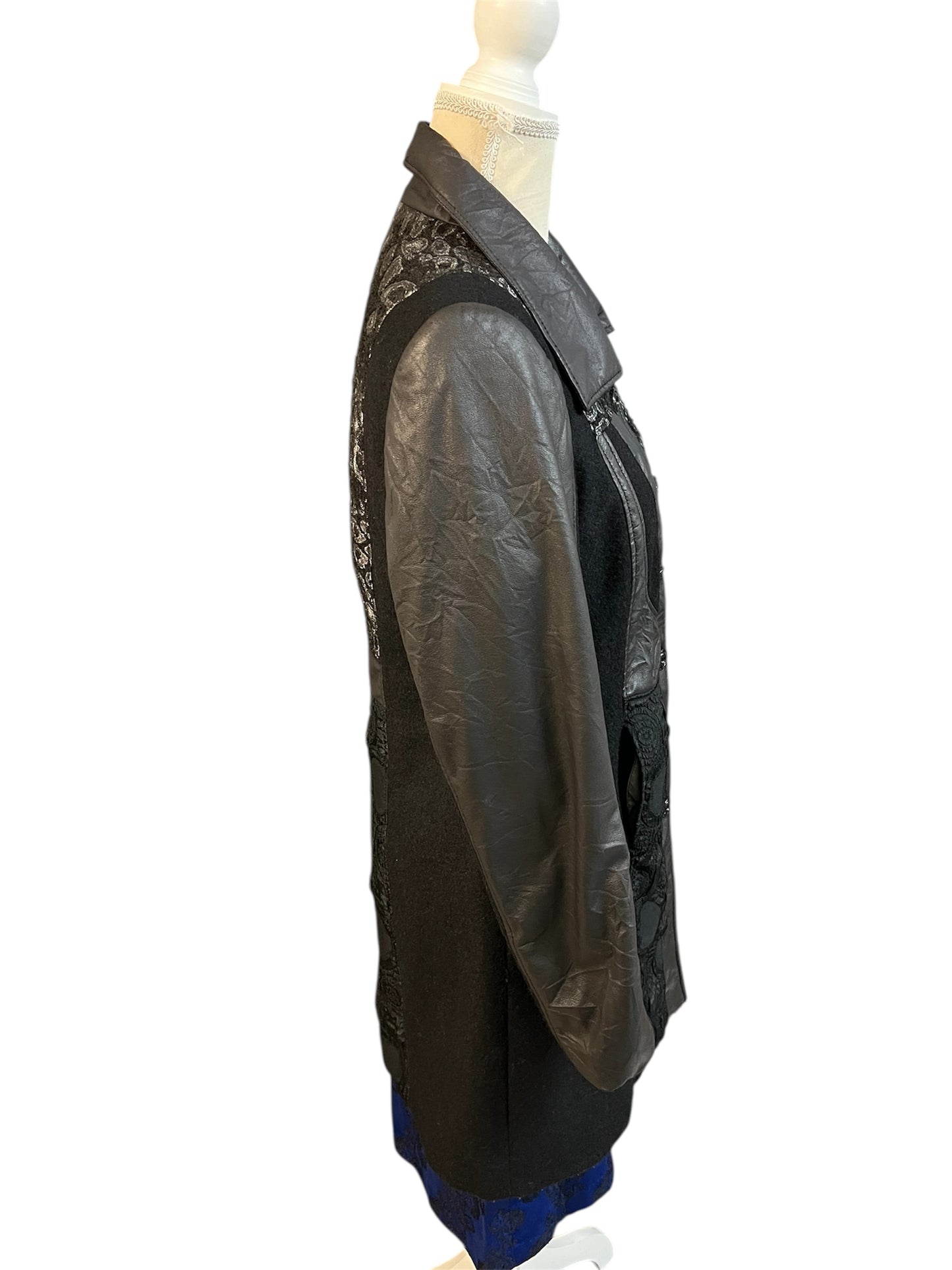 Vintage Longblazer / dünner Mantel Kirsten – Y2K – Desigual Style – Gr. 36