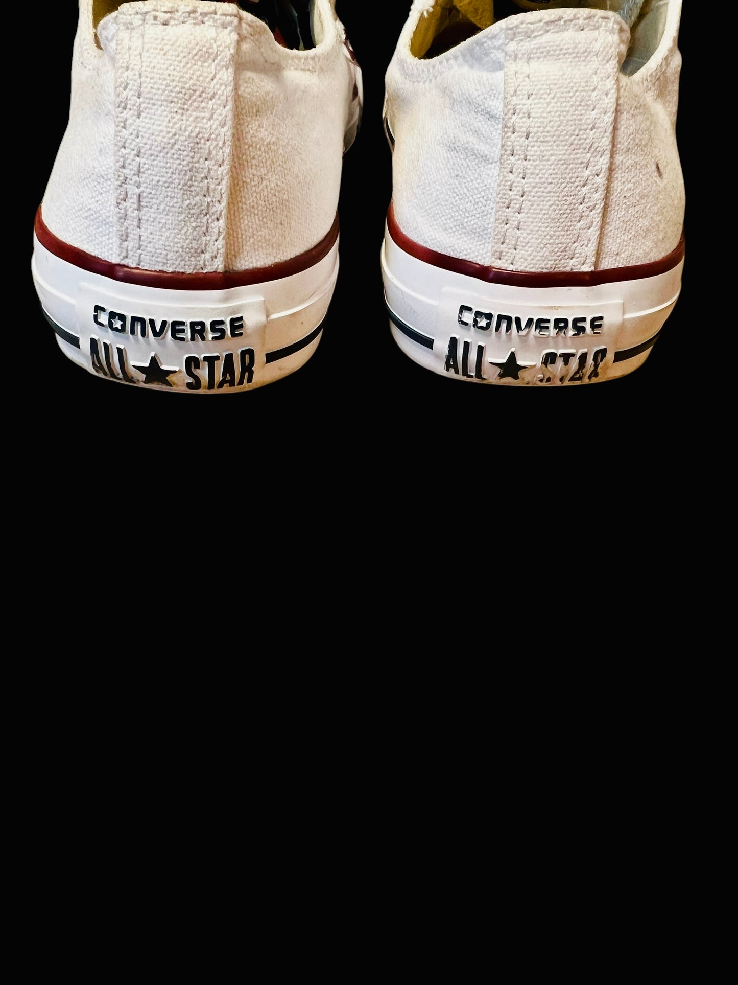 Converse Chuck Taylor Low Turnschuhe 38 Creme Offwhite Canvas Vintage Distressed Look Sneaker