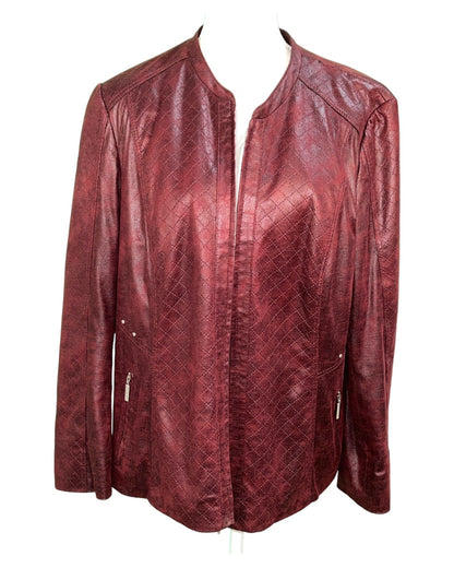 Vivaris Jacke 38/40 Weinrot Sehr gut