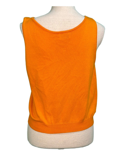 Vintage Benetton Pullunder 36 Orange