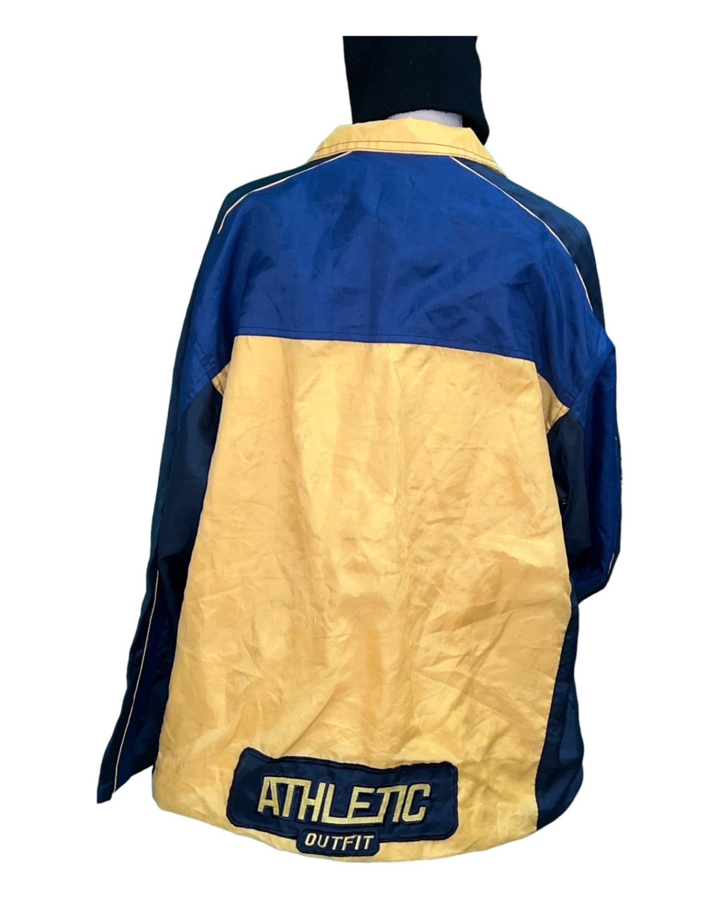 Vintage AC Athletic Jacke L (40/42) Blau und Gelb