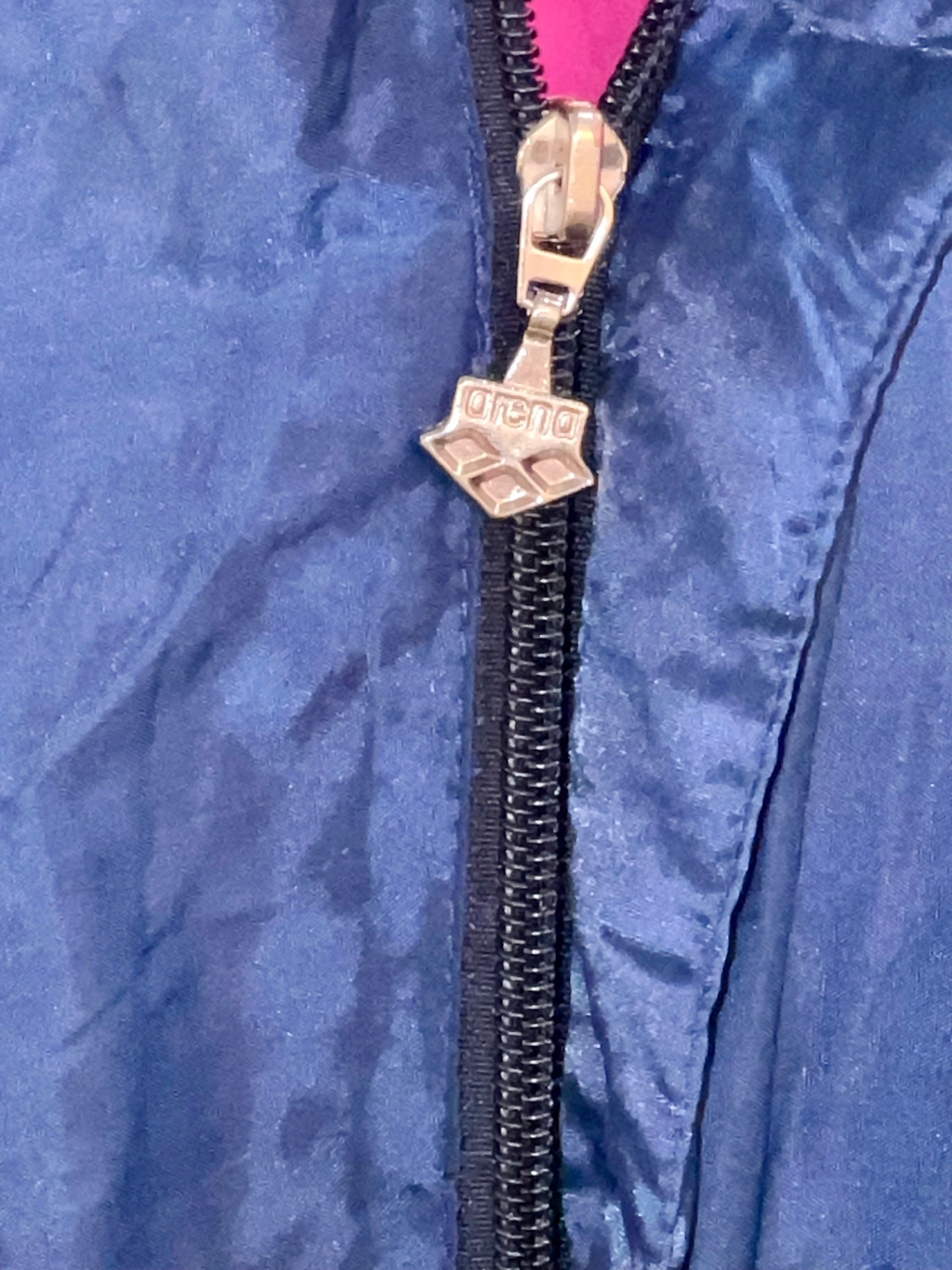 Vintage Arena Jacke L (40/42) Blau