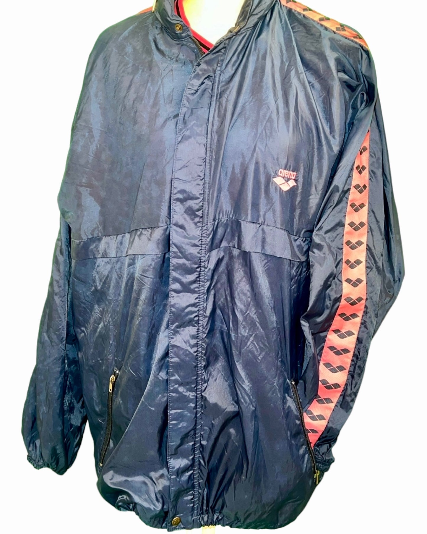 Vintage Arena Jacke L (40/42) Blau