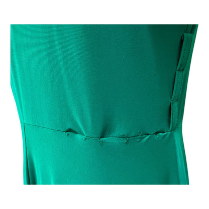 Kasirga Kleid 38/40  Grün mit Perlen am Kragen u. den Ärmeln