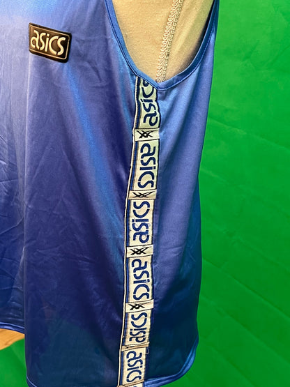 Vintage Asics Tanktop XL ca. 42/44 Blau