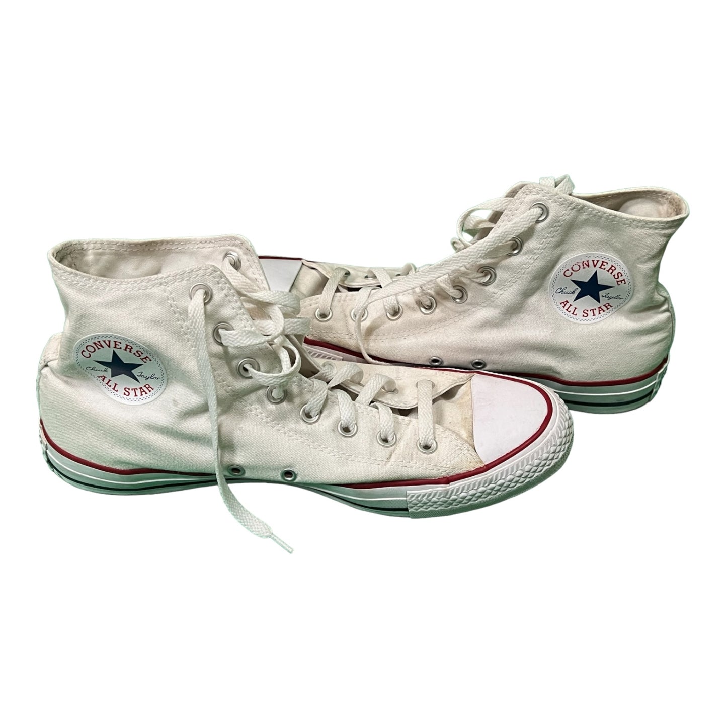 Vintage Converse Schuhe 45 Weiß / Hellbeige