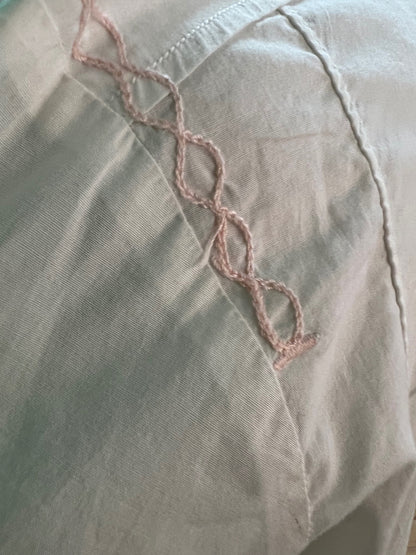 Vintage Napapijri Bluse 34/36 Weiß mit bunten gestickten Verzierungen