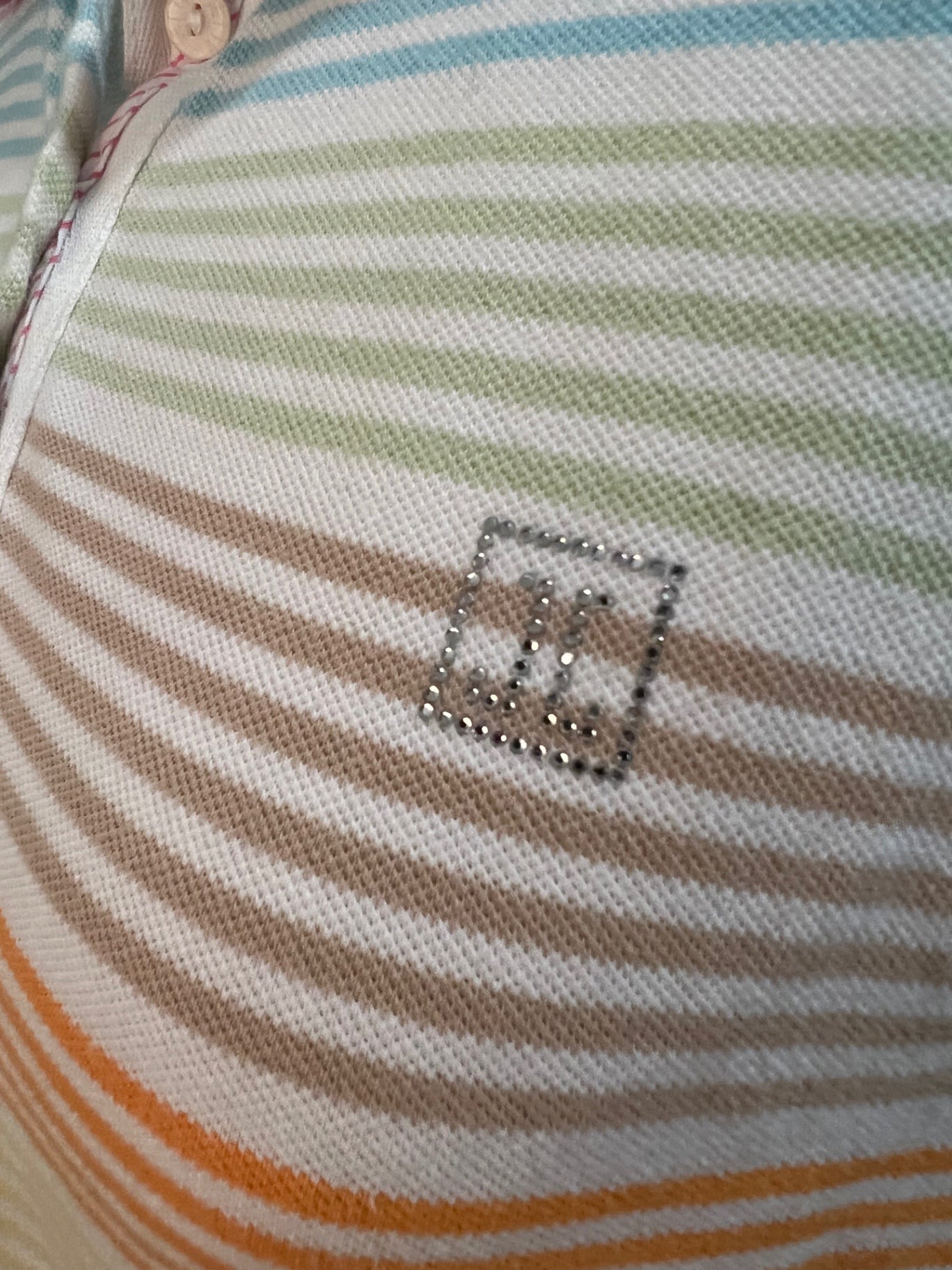 Vintage Jette Joop Poloshirt ärmellos 42, fällt aber eher wie 38/40 aus Mehrfarbig