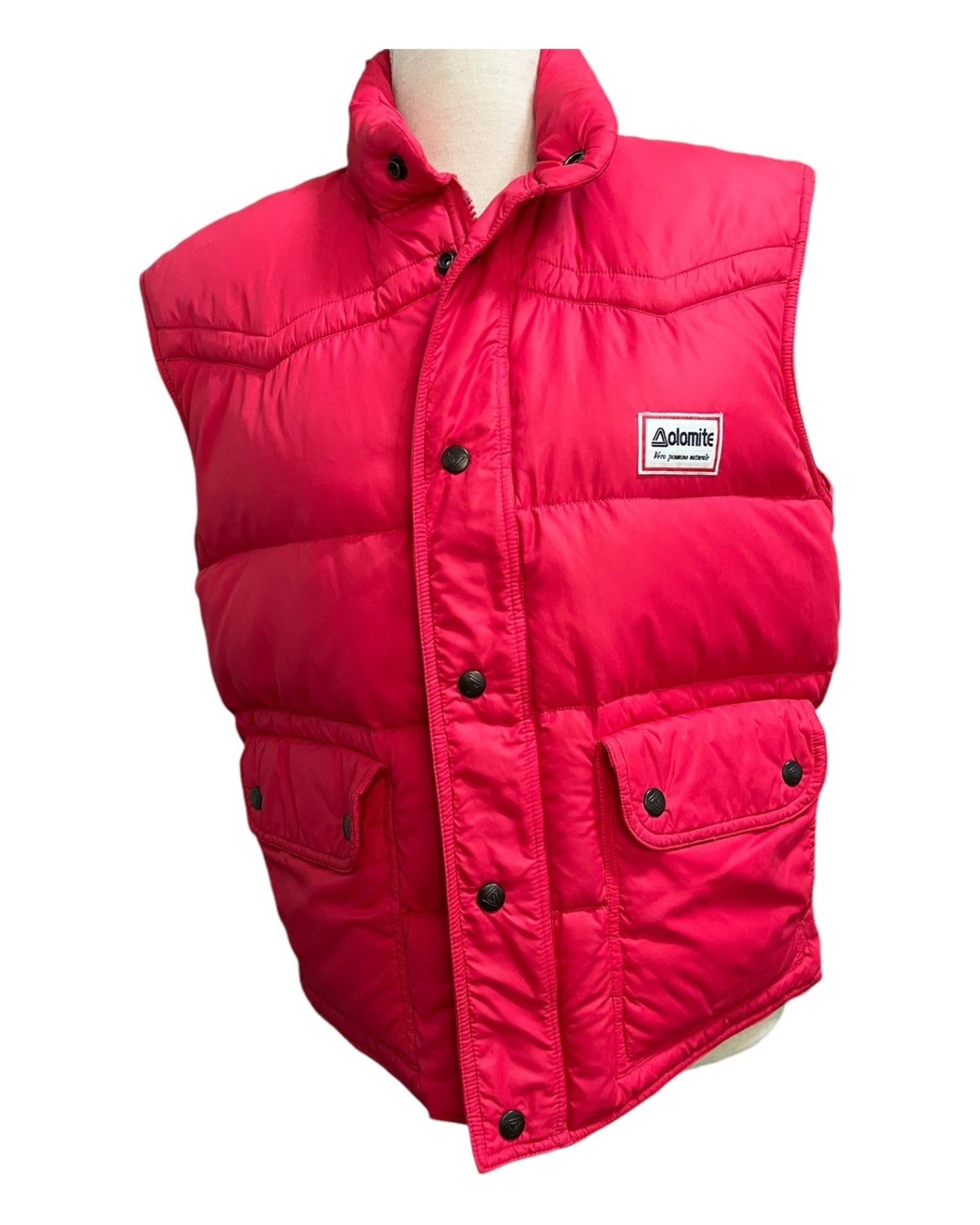 Vintage Dolomite Weste Ca. 38/40 Pink Daunen