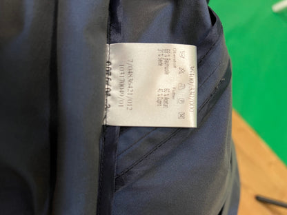 René Lezard Blazer 40 mit Seide, Königsblau Glänzend mit Ösen