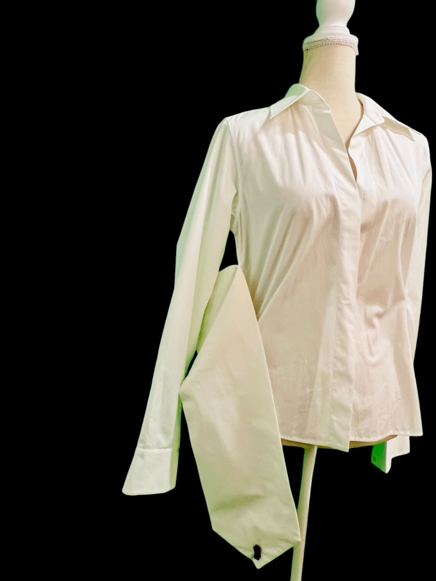 Gucci Bluse M 38 Weiß Bsumwolle