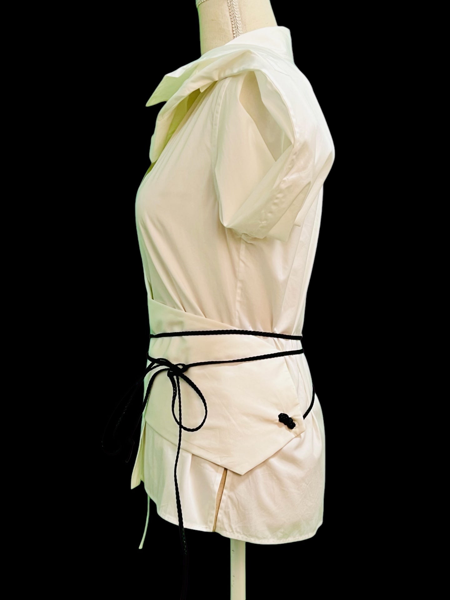 Gucci Bluse M 38 Weiß Bsumwolle