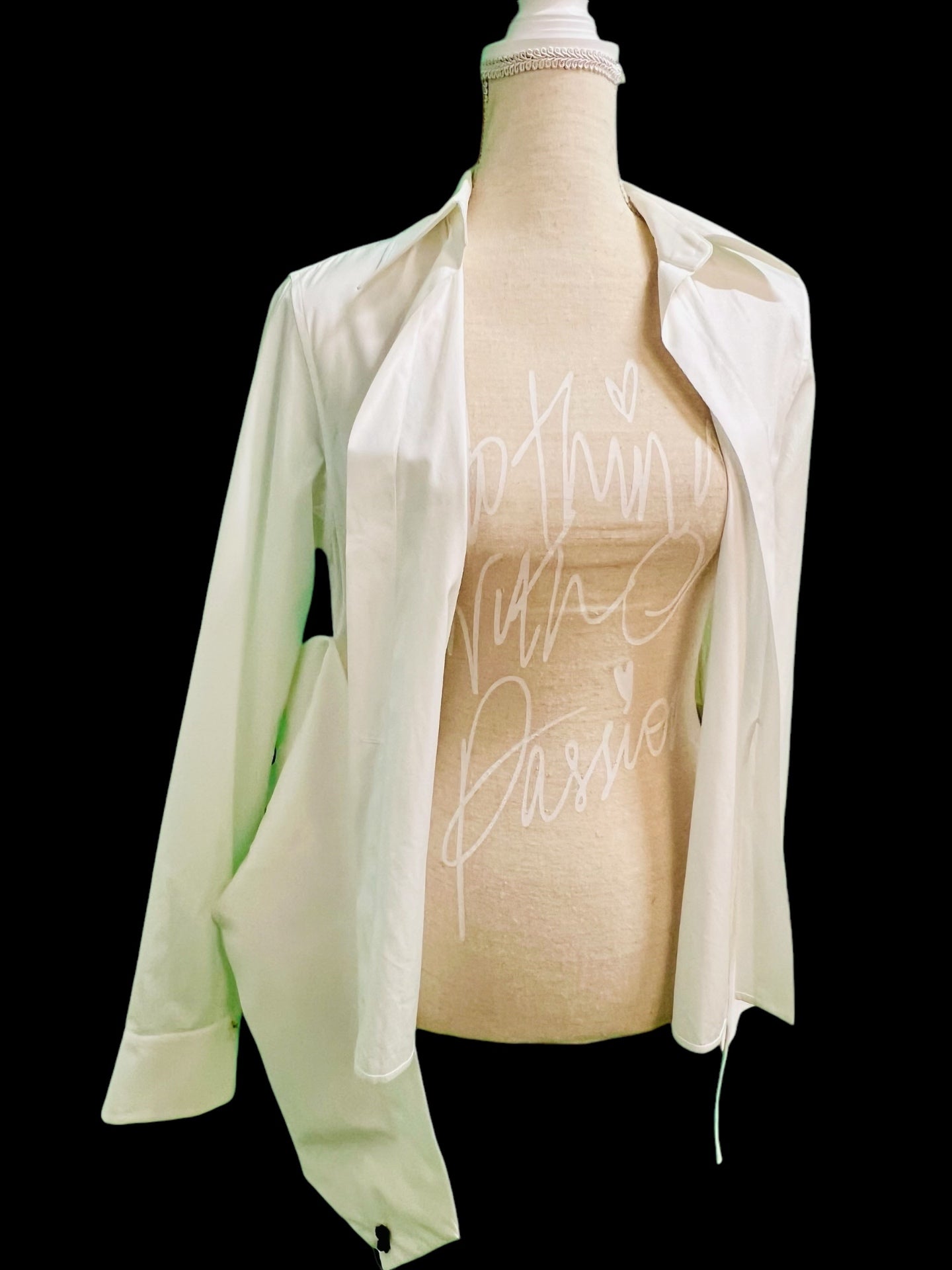 Gucci Bluse M 38 Weiß Bsumwolle