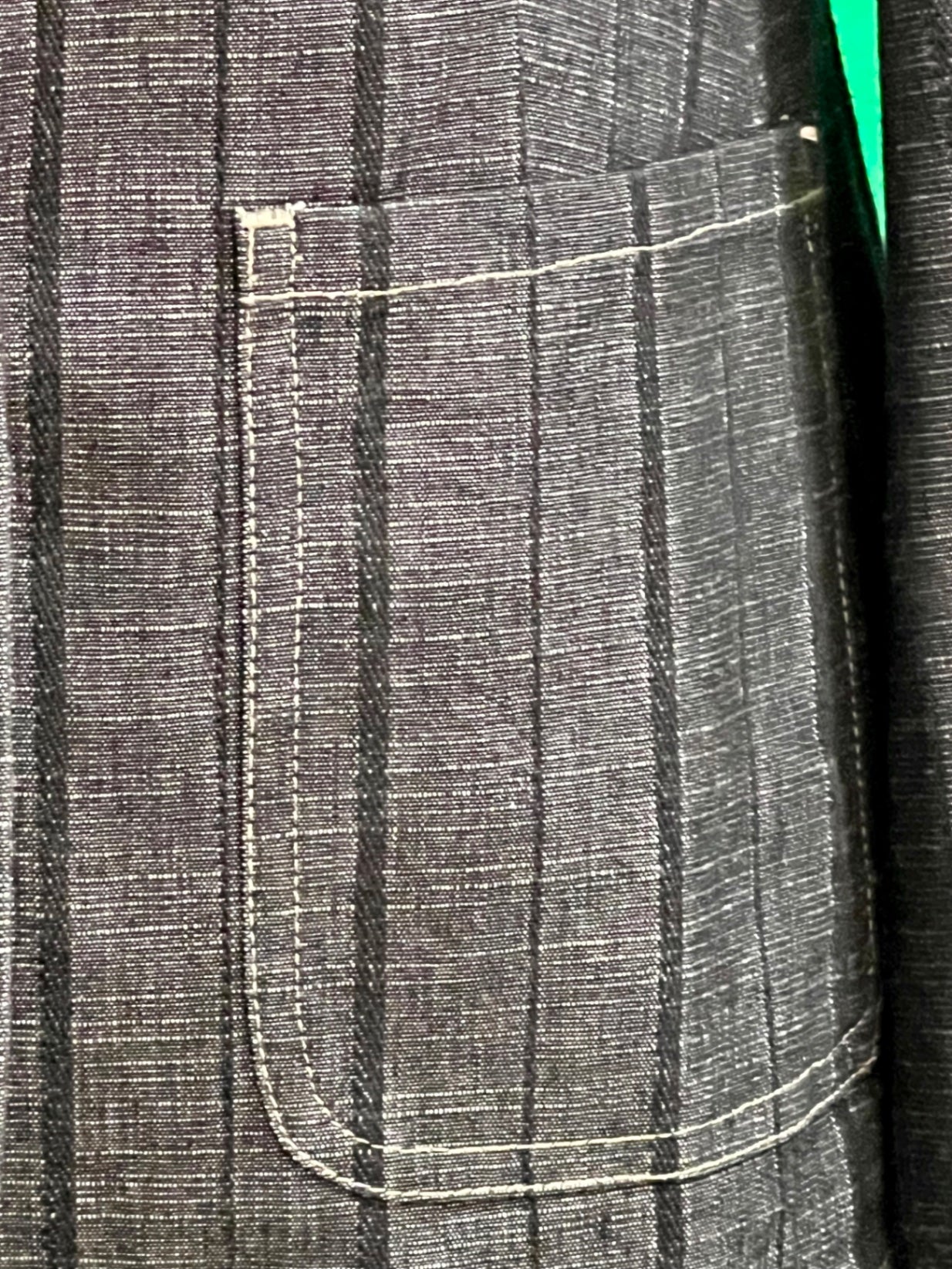 Street One Blazer 38 Grau - schwarz gestreift