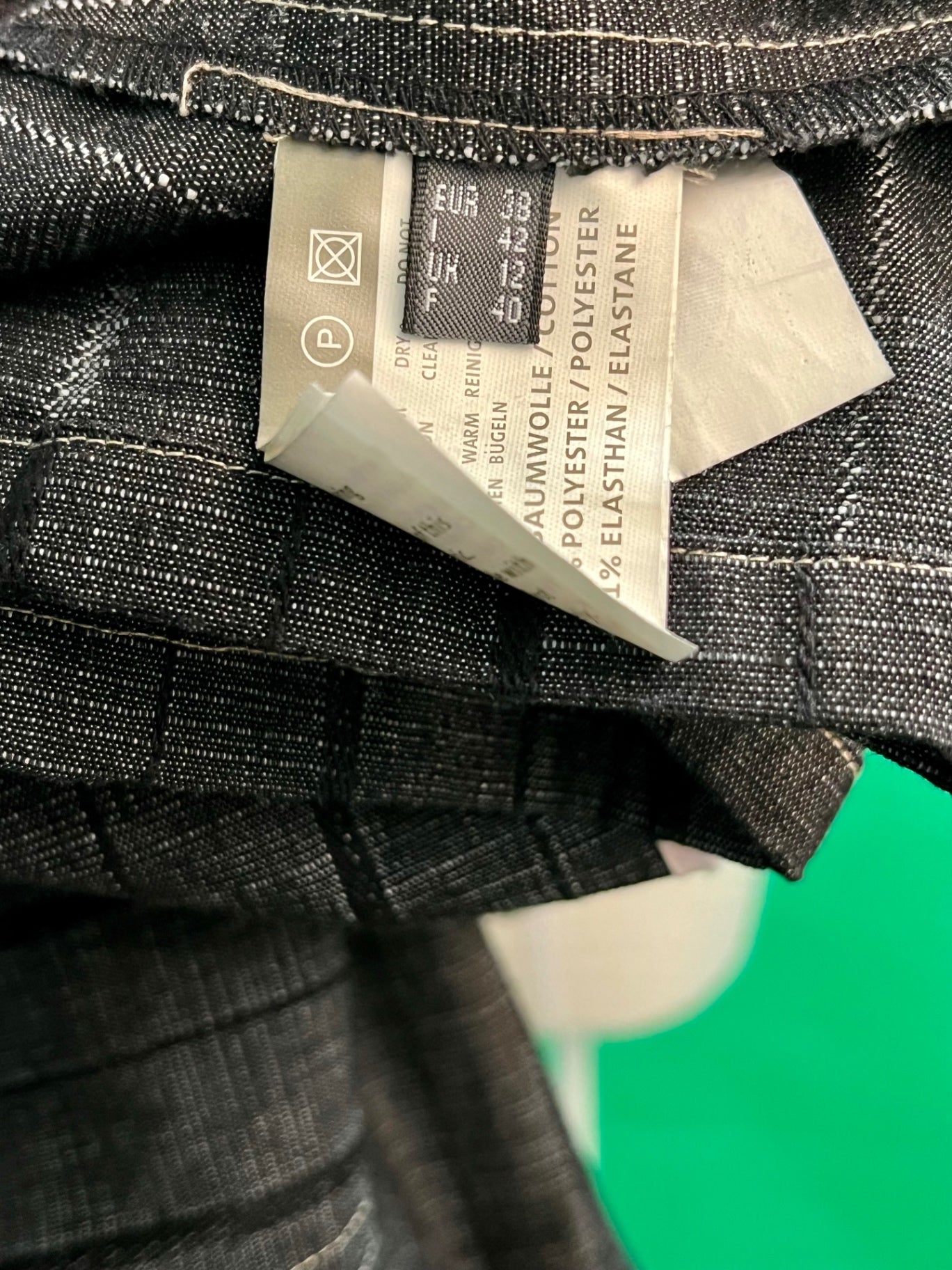 Street One Blazer 38 Grau - schwarz gestreift