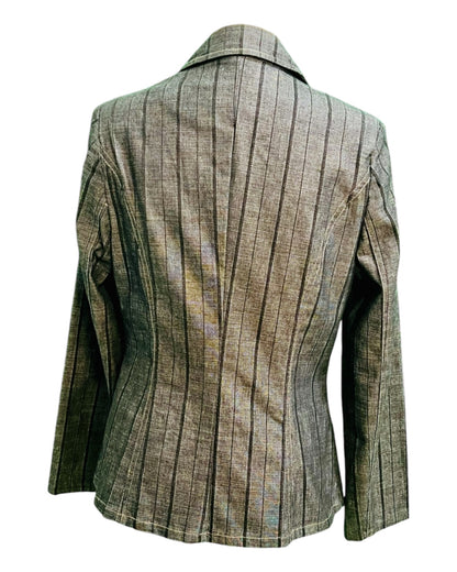 Street One Blazer 38 Grau - schwarz gestreift