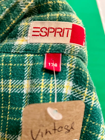 Vintage Esprit Hemd S-M (176) Grün kariert