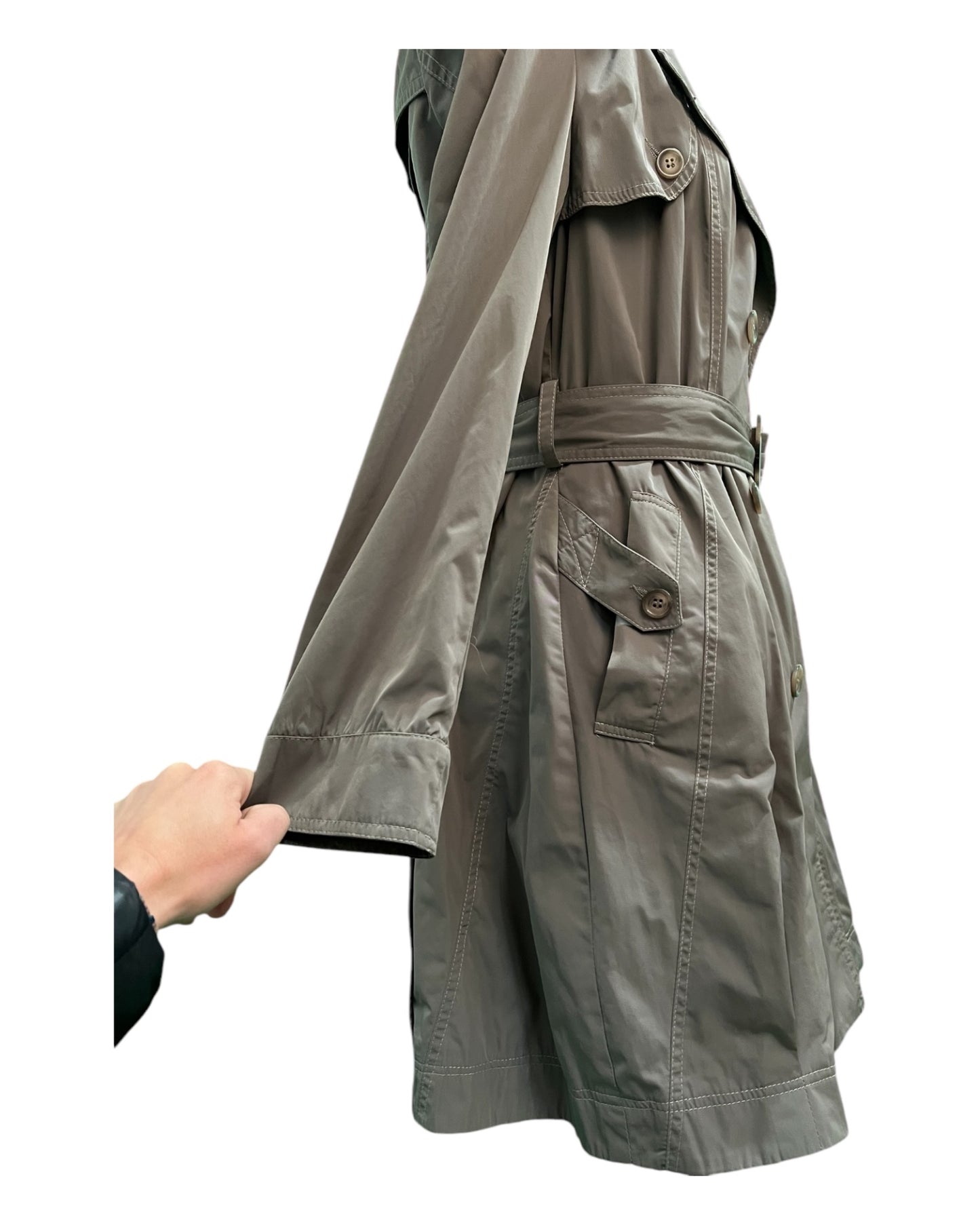 Studio IKO Jacke Trenchcoat 38 Grau