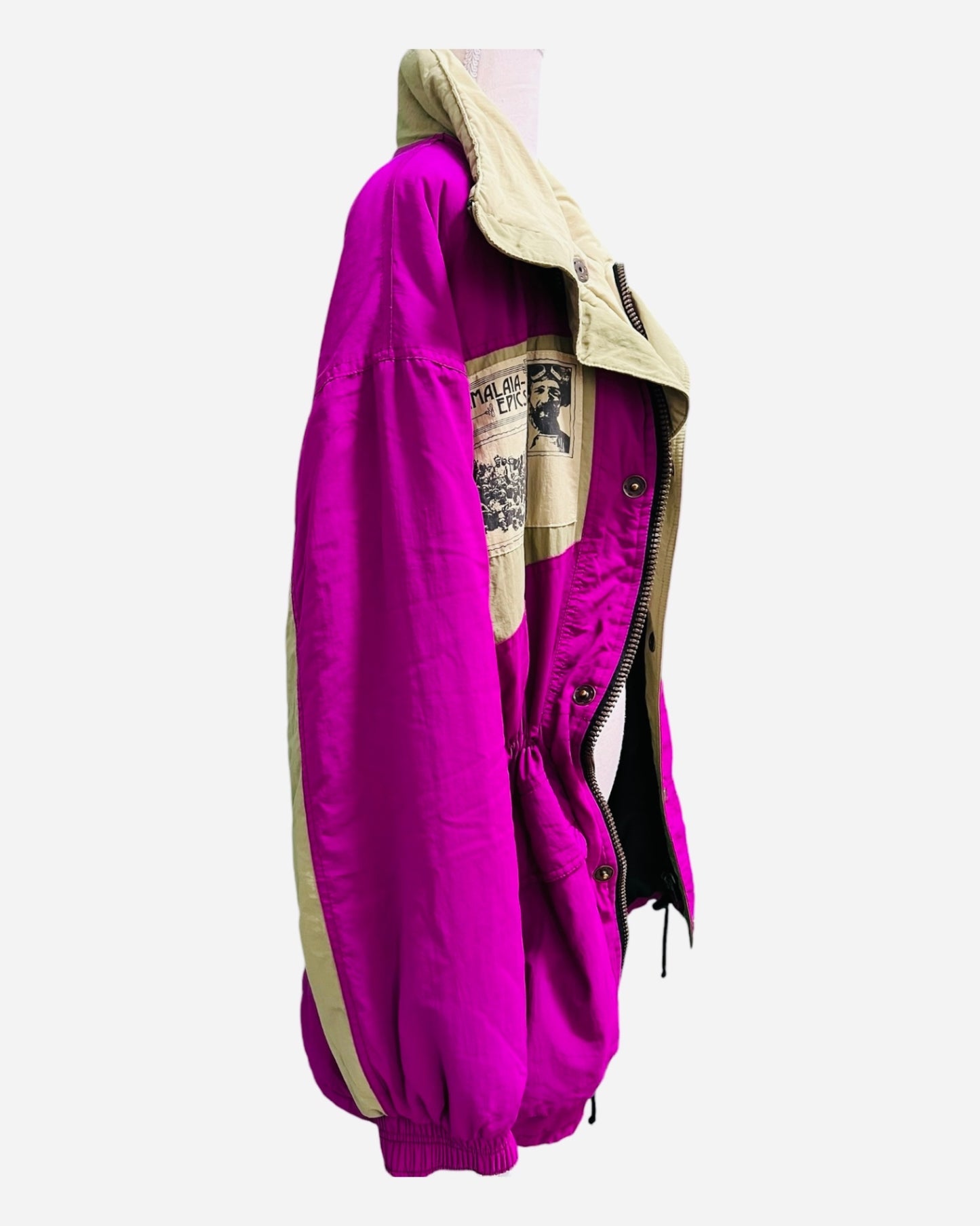 Vintage C. Keer Jacke 38 40 42 Lila Pink Grün