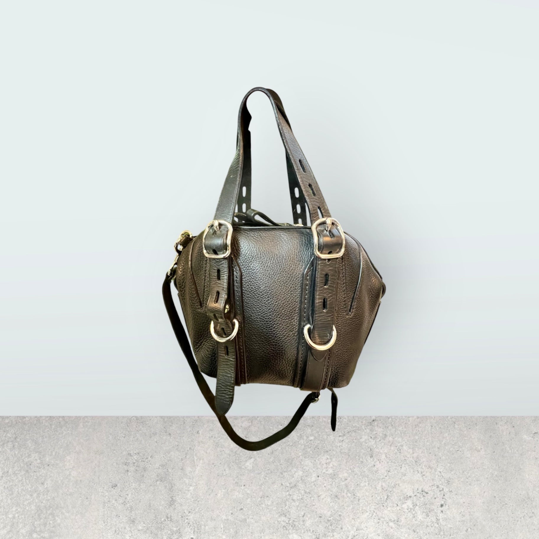 Vintage Alexander Wang Tasche Mittel Schwarz Leder