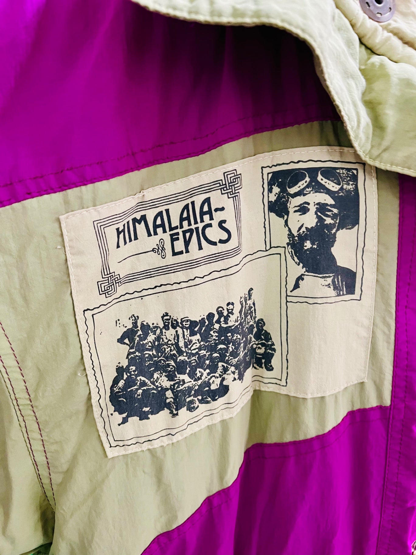 Vintage C. Keer Jacke 38 40 42 Lila Pink Grün