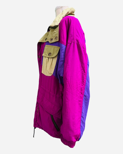 Vintage C. Keer Jacke 38 40 42 Lila Pink Grün
