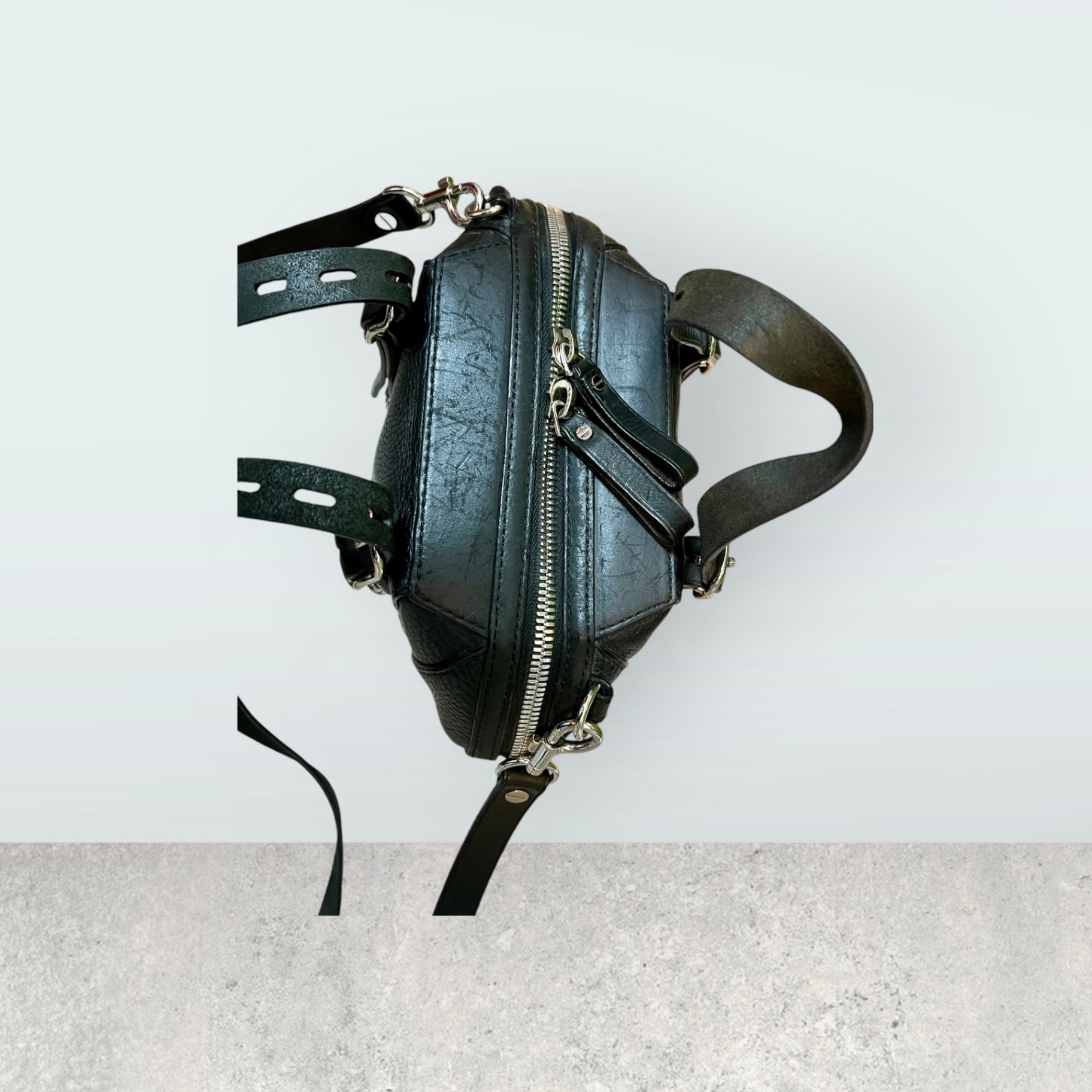 Vintage Alexander Wang Tasche Mittel Schwarz Leder