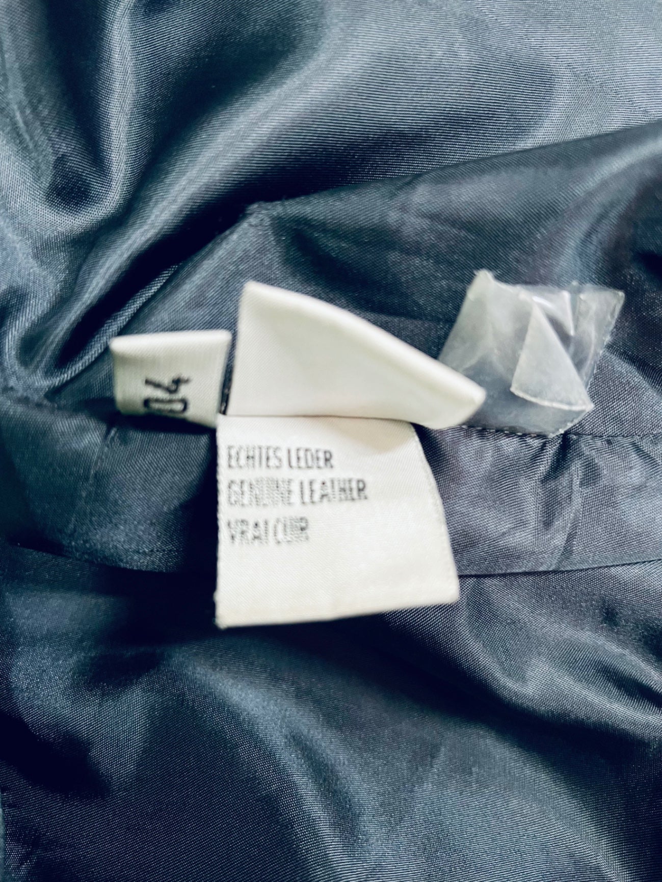 Prestige Leder Blazer 44 Dunkelblau