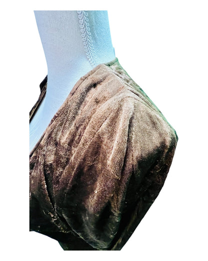 Vintage Samt Ghinea Kleid 38 - 40 Braun