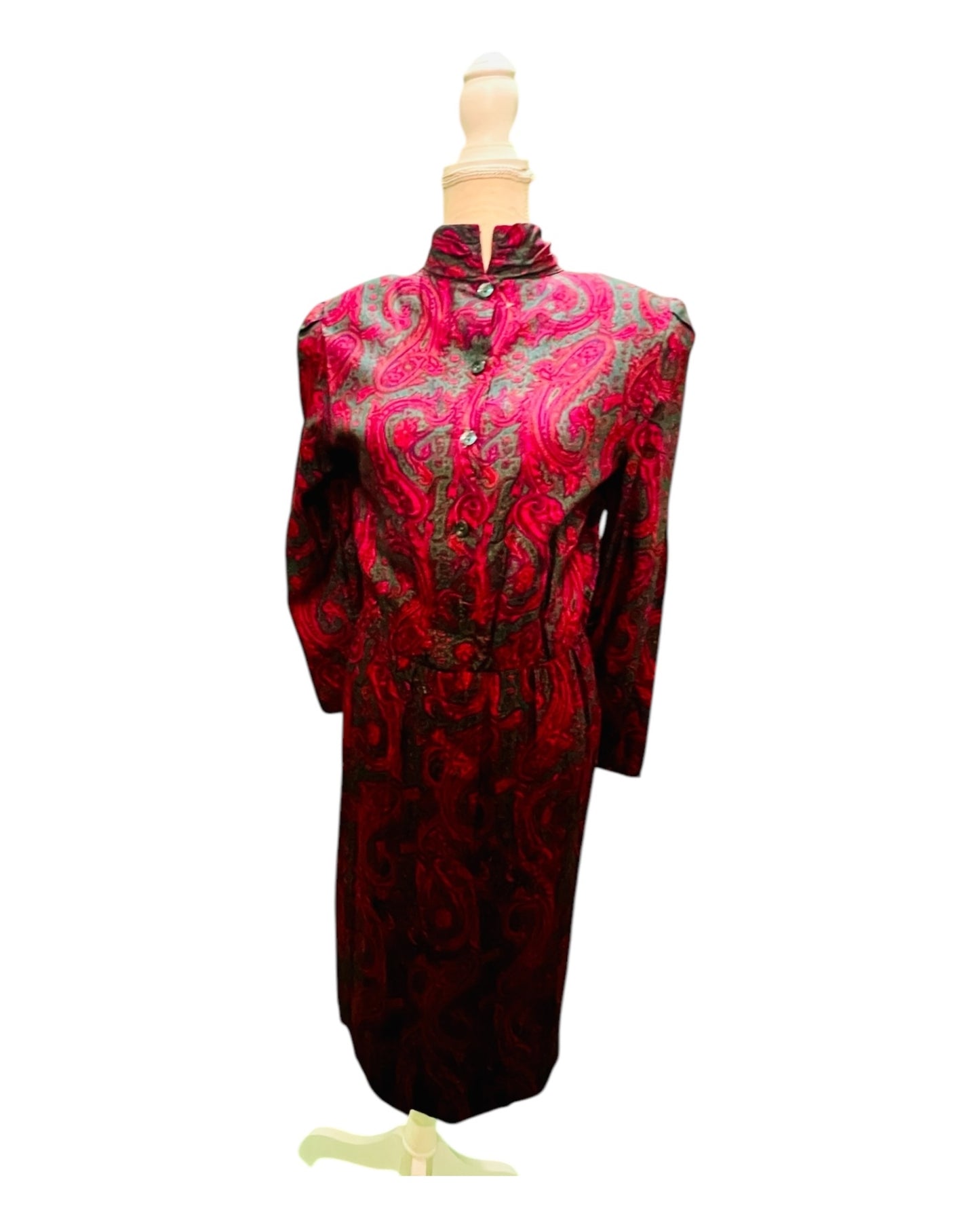 Impromptu Vintage Kleid 36/38 Mehrfarbig Viskose