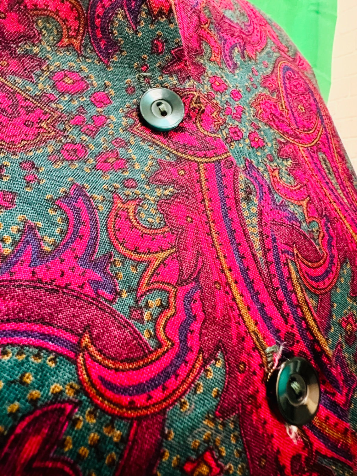 Impromptu Vintage Kleid 36/38 Mehrfarbig Viskose