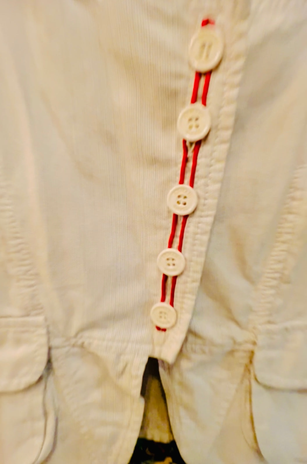 Vintage Armani Jeans Jacke / Blazer Xs / Xxs Weiß