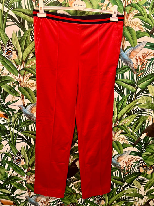 Vintage Trackpants Hose Sporthose L Rot
