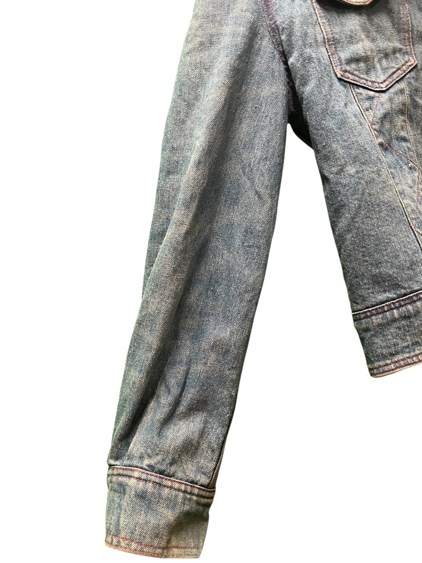 Vintage Pooh Jeans Jeansjacke 36/38 Blau Fell