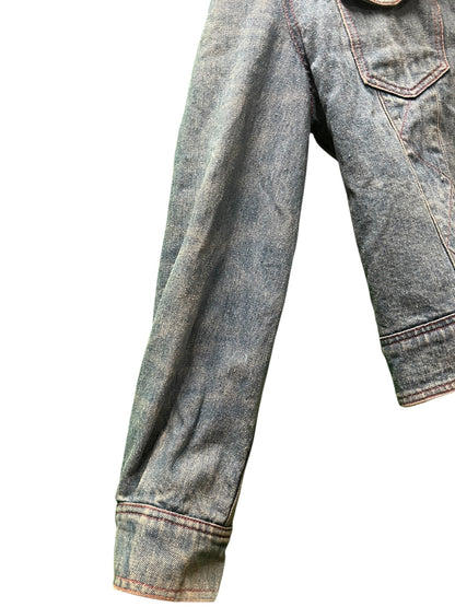 Vintage Pooh Jeans Jeansjacke 36/38 Blau Fell