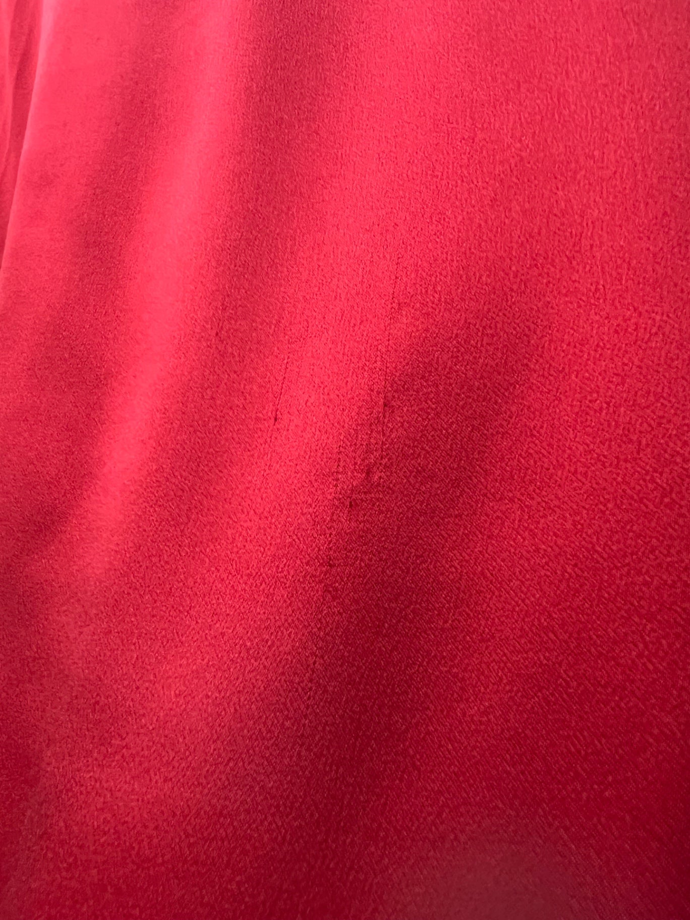 Vintage Escada Blusenshirt 38 Rot Seide