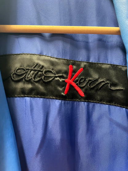 Vintage Otto Kern Lederjacke / Lederblazer 40 Blau