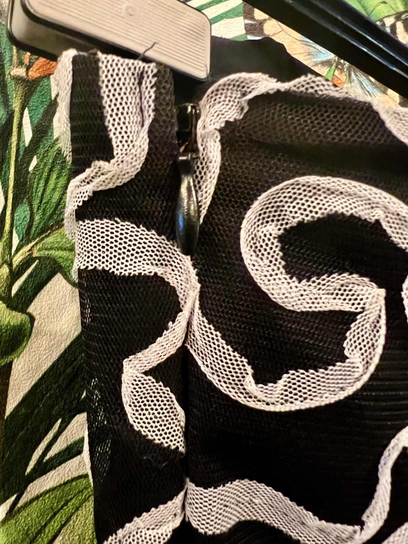 Rare London Kleid M Schwarz und Weiß