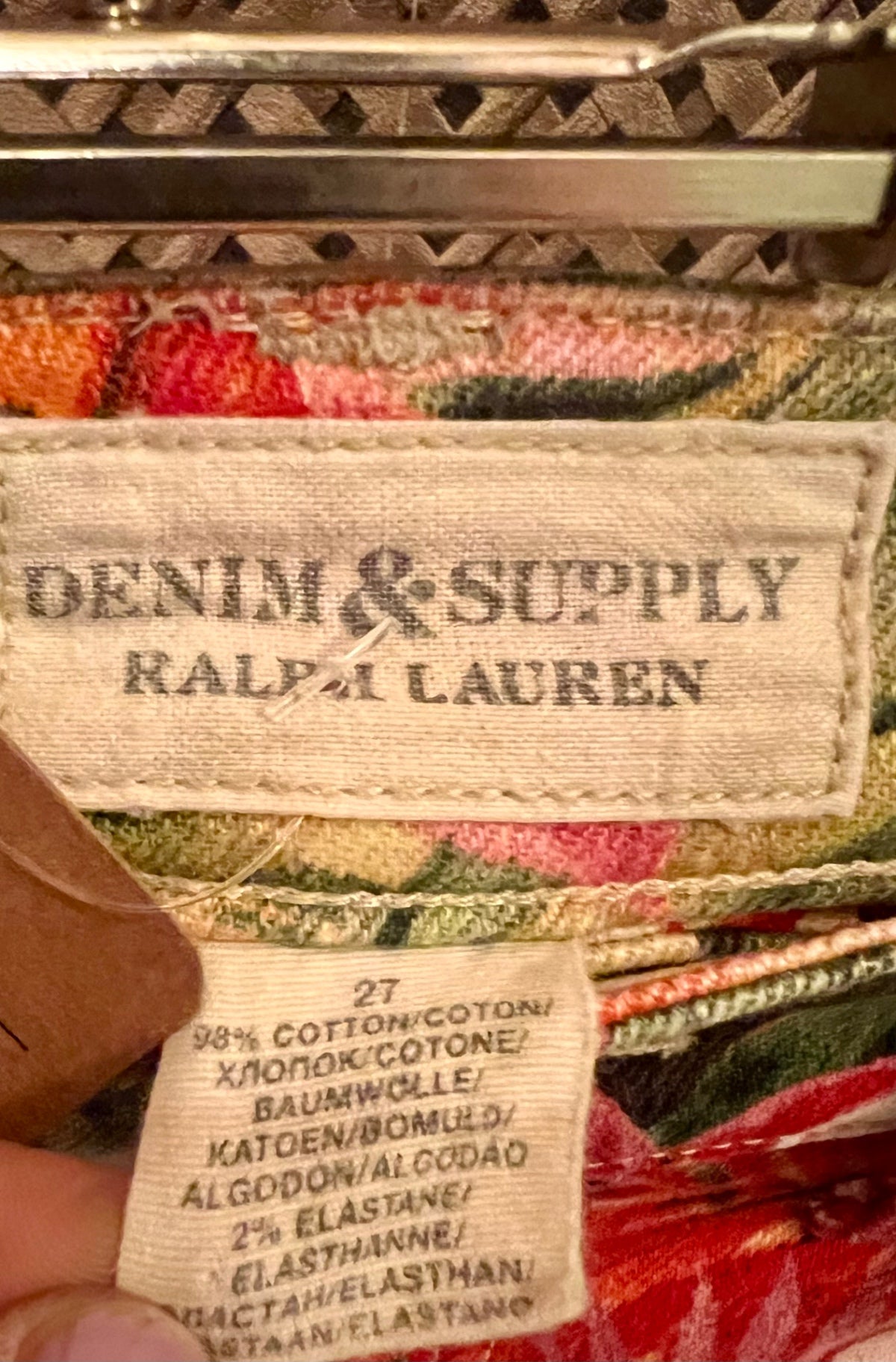 Ralph Lauren Hose W27 36/38 Bunt, multicolori