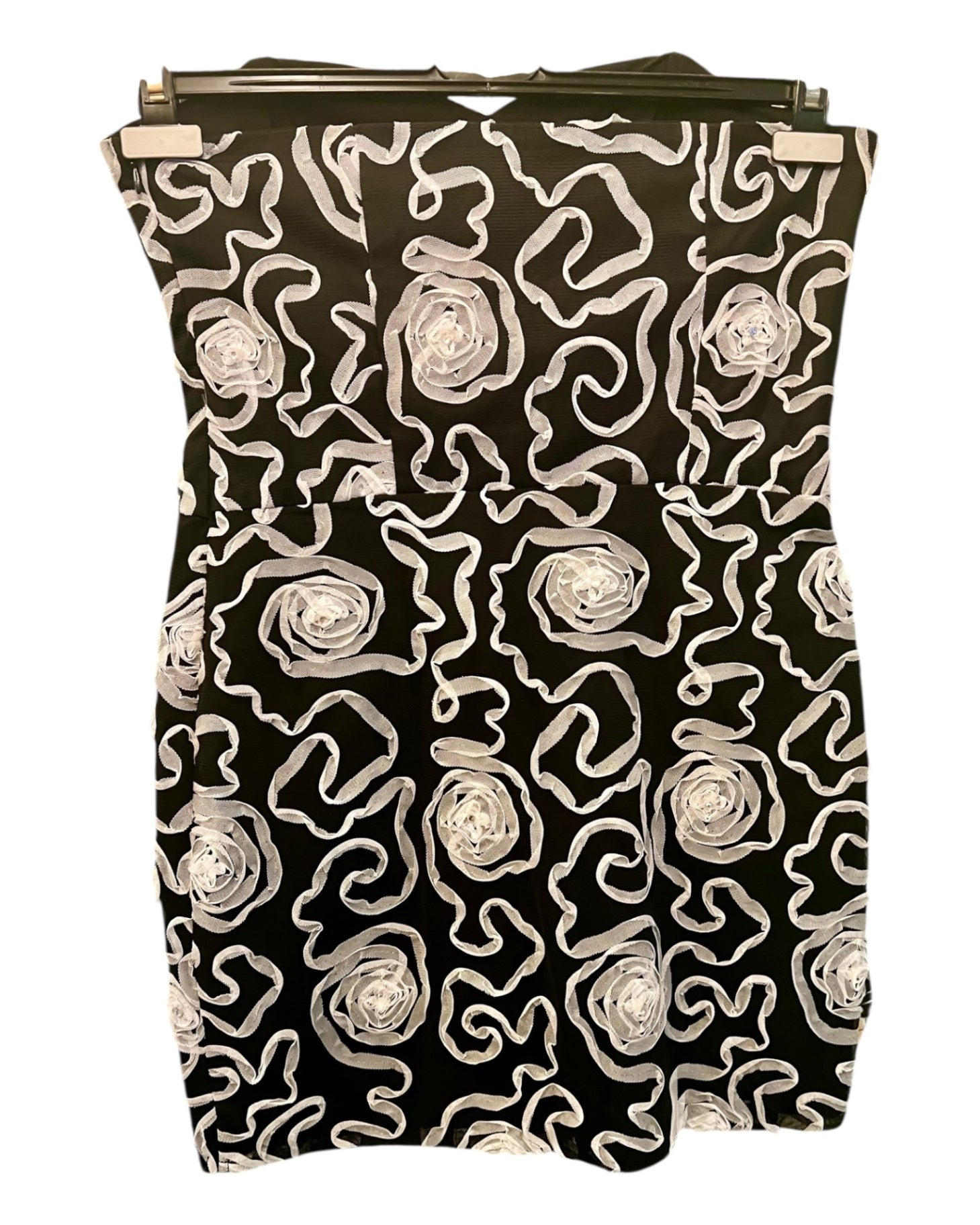 Rare London Kleid M Schwarz und Weiß