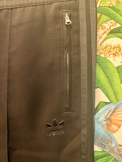 Adidas Hose 38 Schwarz Stoff