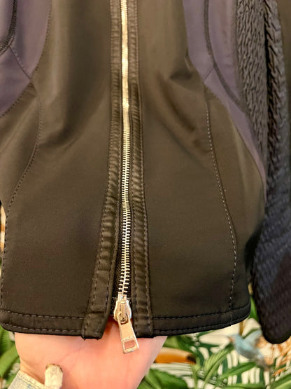 Marc Cain Jacke Softshell N4 40 M Dunkelblau Schwarz