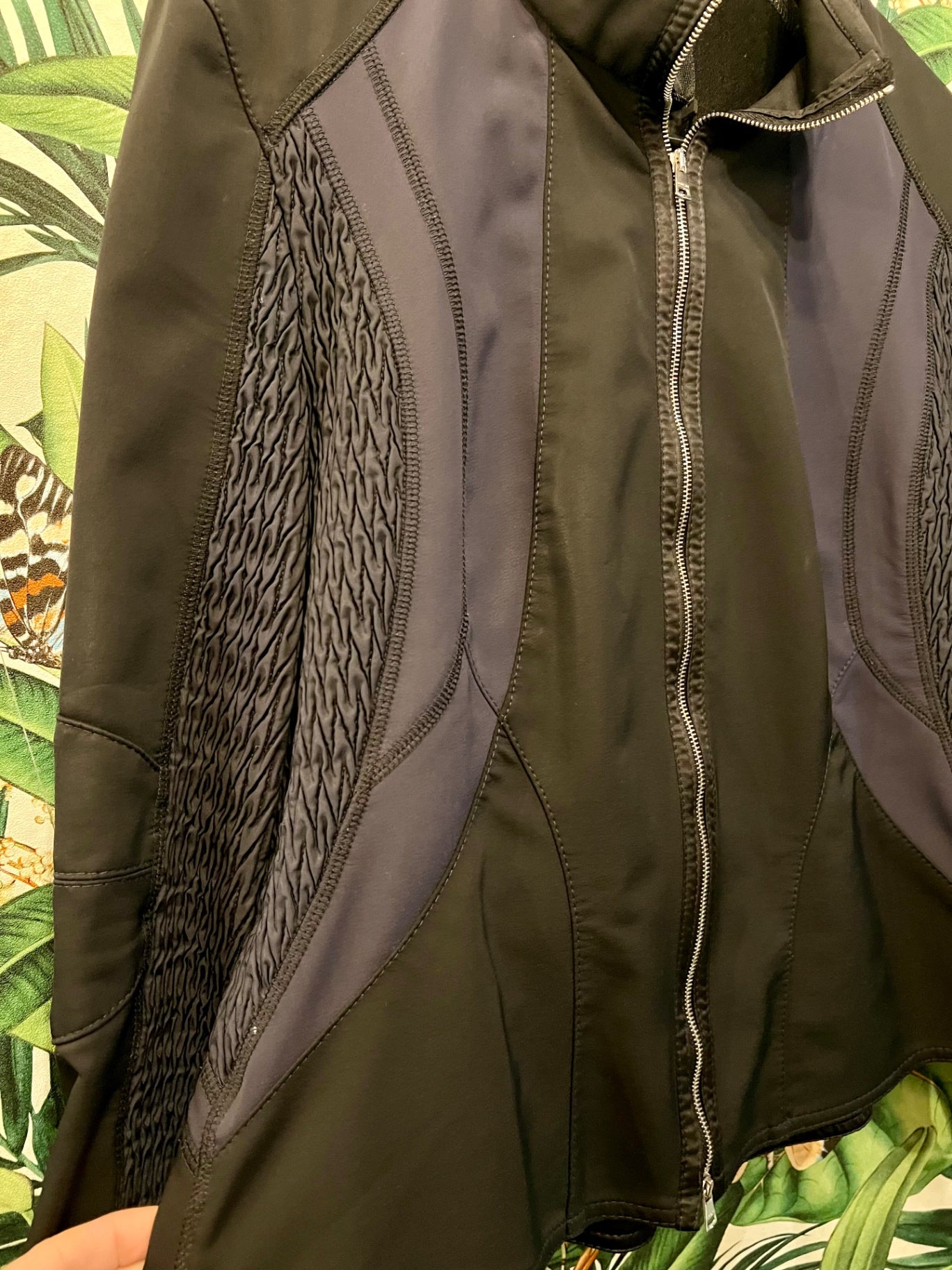 Marc Cain Jacke Softshell N4 40 M Dunkelblau Schwarz