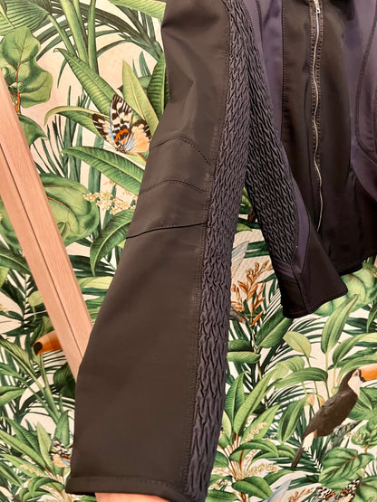 Marc Cain Jacke Softshell N4 40 M Dunkelblau Schwarz