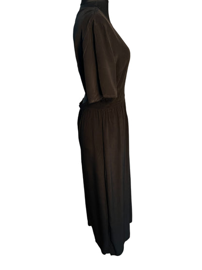 Sara's Choice: Asos – Onesuit Einteiler Rückenfrei Viskose schwarz| Gr. 44 XL | Dark Alternative
