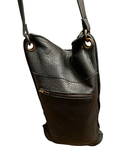 Sort Aarhus Ledertasche Schwarz – 100 % Lammleder, sehr guter Zustand