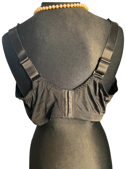 Sara's Choice: Bonprix – BH Top Spitze schwarz  | Gr 105D 48 50 XXXL | Dark Alternative
